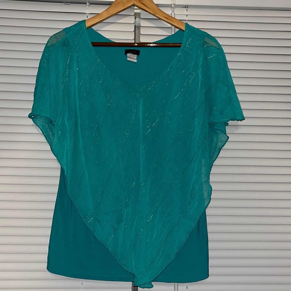 Turquoise blouse